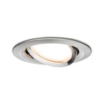 Paulmann 92907 Whirl LED vestavné svítidlo, LED, pevně vestavěné LED, 4.9 W, hliník (kartáčovaný), saténová, sada 3 ks