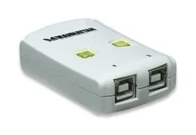 Manhattan Hi-Speed USB 2.0 Switch automaticky sdílený 2 PC - 1 USB (162005-MA)