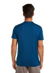 ICEBREAKER Mens Mer 150 Tech Lite SS Tee Transportage, Atlantis velikost: S