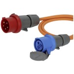 MENNEKES Wandcontactdoos 32A 5P 6H 400V IP44 TwinCONTACT 32 CEE zásuvka na stěnu, 32 A, 5pólová, 400 V, 1 ks