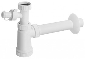 Bruckner Umyvadlový sifon s odbočkou 5/4", DN40, bílá 151.110.0