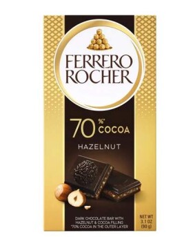 Ferrero Rocher Hořká čokoláda 70% s lískooříškovou náplní 90g