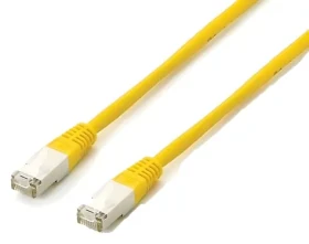 Equip Cat6a S/FTP žlutá / Patch kabel / RJ-45 / 3 m / PoE+ / LSZH (605662)