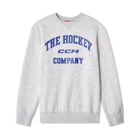 Pánská mikina CCM Athleisure Crew Light Grey Melange Velikost: S
