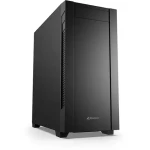 Sharkoon S25 Silent černá / Skříň / E-ATX / USB-C 3.2 Gen2 / 2× 120mm PWM / Bez zdroje (4044951046065)