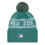 New Era Pánská zimní čepice Boston Red Sox MLB Authentic City Connect - Zelená a žlutá