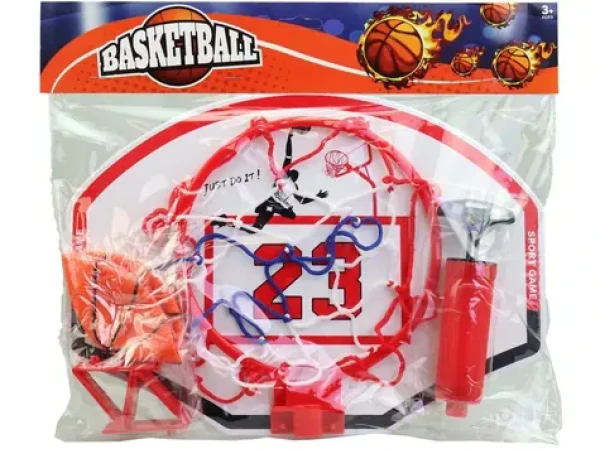 Basketbalový koš s příslušenstvím pro děti od 3 let / Basketbalový koš / Plast / 39 x 33 x 5 cm