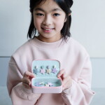 MIMI & LULA Dětská šperkovnice Pink Mini, růžová barva, papír, textil