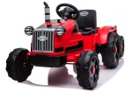 Mamido Dětský elektrický traktor s vlečkou T1 červený
