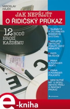 Jak nepřijít o řidičský průkaz. 12 bodů hrozí každému - Miroslav Hájek e-kniha