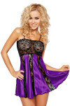 DKaren Plus Size Set Helen Violet Violet