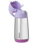 B.box Termoska na pití s brčkem 350 ml fialová - sugar plum