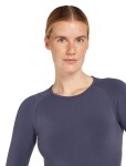 Dámské merino tričko s dlouhým rukávem ICEBREAKER Wmns 260 Zoneknit Seamless LS Crewe, Graphite velikost: XS