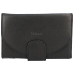 Kožená peněženka se zápinkou Alex, černá
