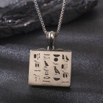 Elenys pánský náhrdelník Egyptské hieroglyfy