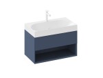 RAVAK - Lite Umyvadlová skříňka 80x45x43 cm, 1 zásuvka, Deepsea Blue X000001863