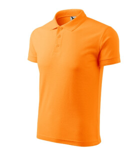 Pique Polo polokošile pánská tangerine orange XL