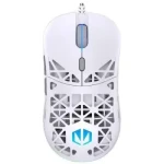 Endorfy LIV bílá / optická / drátová / herní / 12000 dpi / PAW3311 / 6 tlačítek / ARGB / Kailh GM4.0 / USB / 1.8m (EY6A021)