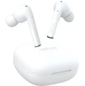 DeFunc True Entertainment bílá / Bezdrátová sluchátka / mikrofon / Bluetooth 5.2 / IPX4 / dobíjecí pouzdro (71534)