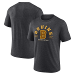 Fanatics Pánské Tričko Boston Bruins Centennial The Early Years Tri-Blend T-Shirt Heather Charcoal Velikost:
