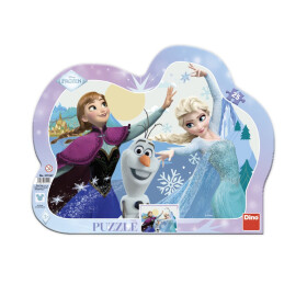 Puzzle Anna a Elsa tančí 25 dílků
