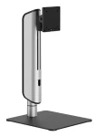 Equip 650129 stříbrná / Stolní držák pro monitor / 17-49" / VESA 75-100 mm / nosnost 18 kg / 360° (650129)