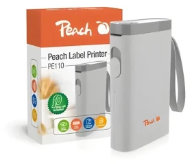 Peach PE110 bílá / Tiskárna štítků / termální tisk / Bluetooth / USB (PE110-w)