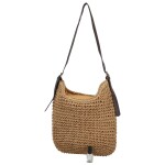 Módní dámská crossbody kabelka Vessna, béžová