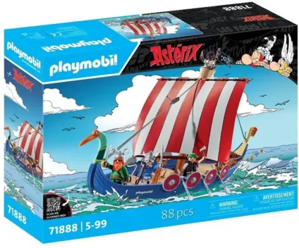Playmobil® Asterix 71888 Asterix: Pirátská loď