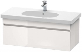 DURAVIT - DuraStyle Umyvadlová skříňka 40x100x45 cm, 1 zásuvka, lesklá bílá DS638502222