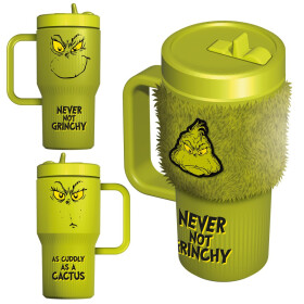 Grinch cestovní hrnek s návlekem, 500 ml - Pyramid
