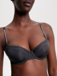 Dámská podprsenka TONAL LACE DEMI-CUP BRA UW0UW04546 BDS černá - Tommy Hilfiger 75B