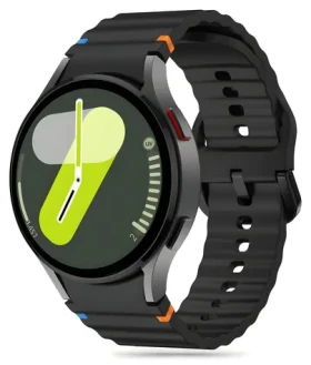 Tech-Protect Silicone Sport černá / Řemínek / pro Samsung Galaxy Watch 4/5/5 Pro/6/7/FE