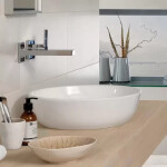 VILLEROY & BOCH - Artis Umyvadlo na desku, průměr 430 mm, CeramicPlus, Stone White 417943RW