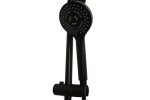OLSEN SPA - Termostatický nástěnný set NAUPLIOS 250 BLACK BAPG2111A2B