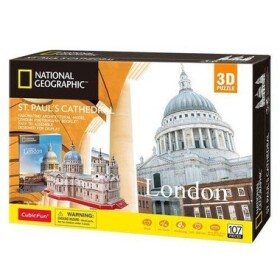 CubicFun 3D puzzle National Geographic: Katedrála svatého Pavla 107 ks