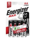 Alkalické tužkové baterie AA 4ks - Energizer Max