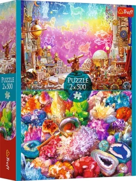 Trefl - Puzzle - Vesmír a krystaly