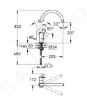 GROHE - BauEdge Dřezová baterie, chrom 31367000