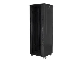 Lanberg 19" rozvaděč černý / Stojanový rozvaděč / 37U / 600 x 600 mm / rozebíratelný (FF01-6637-12B)