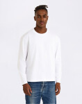 Tričko Organic Basics True Heavy Boxy Fit Long Sleeve Tee White