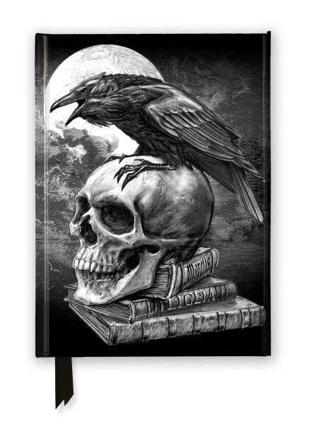 Zápisník Flame Tree. Alchemy: Poe’s Raven (Foiled Journal)