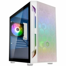 SilverStone Fara H1M Pro bílá / mATX / 2x USB-A 2.0 / 1x USB-A 3.0 / 3x 120mm ARGB / bez zdroje / průhledná bočnice (SST-FAH1MW-PRO)