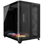 Corsair AIR 5400 LX-R RGB černá / E-ATX / 3x USB-C / 3x 120mm / bez zdroje / průhledná bočnice (CC-9011320-WW)