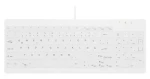 Contour ACTIVE KEY Compact bílá / Klávesnice / Drátová USB-A / Ultraplochá / Numerický blok / DE layout (AK-C7012F-U1-W/GE)