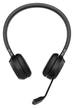 Jabra Evolve 65 TE černá / Sluchátka / mikrofon / Stereo / Bluetooth 5.2 / USB-A / stojánek (6699-833-399)