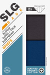SLOGGI SLG BASE SLIPY 2PACK GRAFITOVĚ MODRÁ L