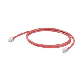 Weidmüller 2860910150 Patch kabel U/UTP červená 1 ks