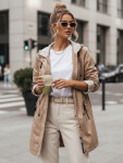 Dámská přechodná bunda parka MEROY béžová FashionStreet TY4288 S
