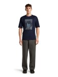 ICEBREAKER Mens Mer 150 Tech Lite SS Relax Tee Mtn Shi, Midnight Navy velikost: S